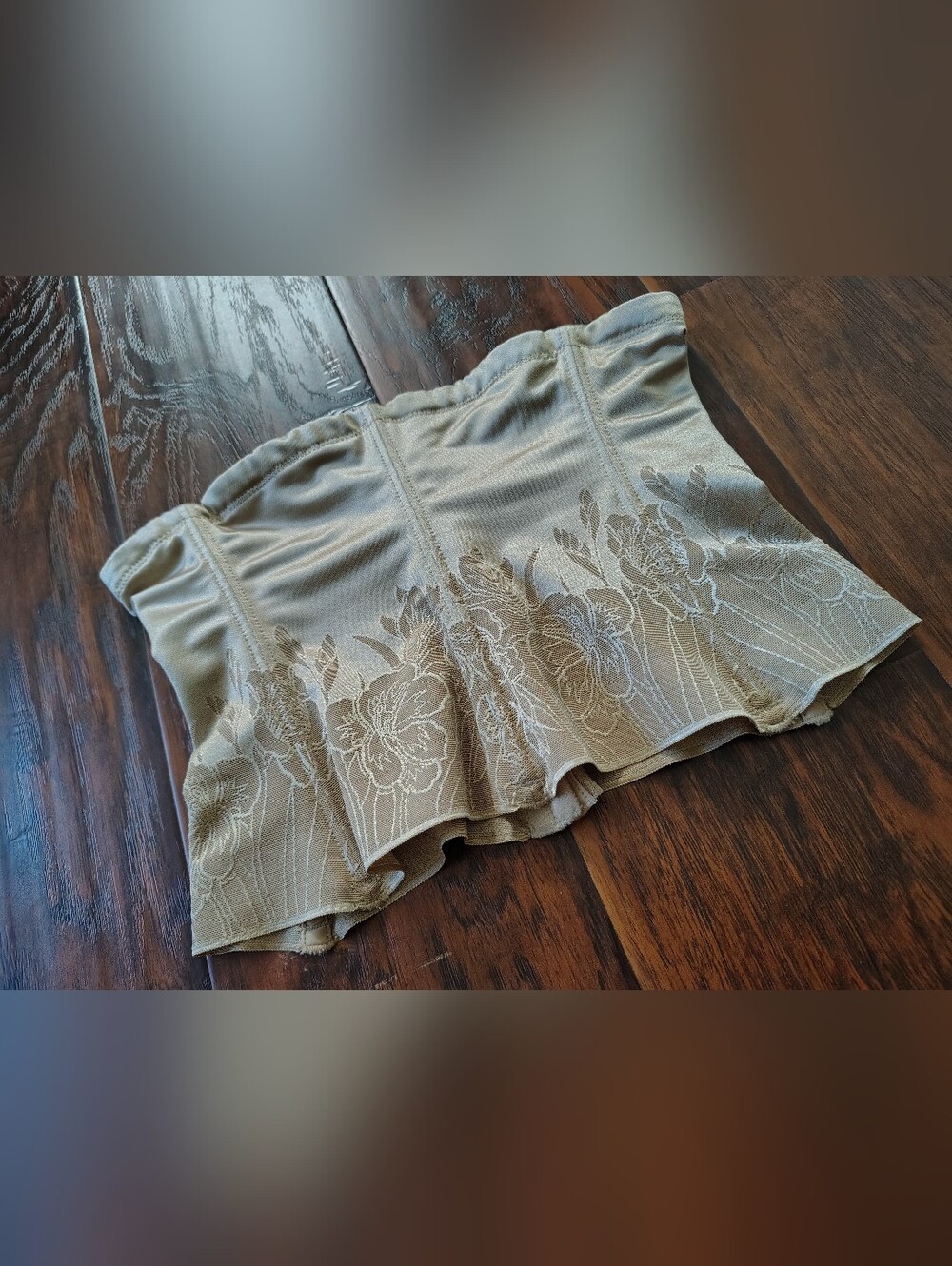 Flexees Beige Shapewear Bustier Size L